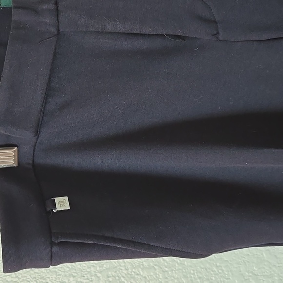 Lauren Ralph Lauren Deep Navy Straight Leg Crop Ankle Pants Sz Large Career - Picture 5 of 14